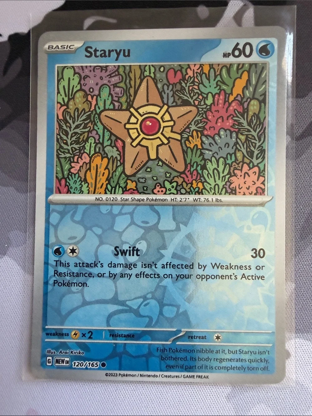 Staryu & Starmie Evolution Pokémon 151 Card Lot | 3 Holo Reverse Holos ✨5/$25✨